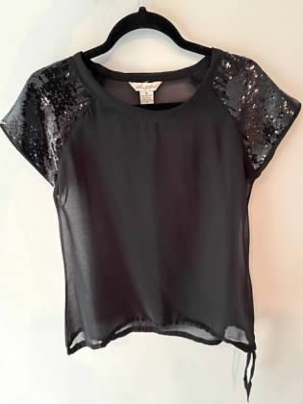 Fun & Flirt Women's Black Blouse